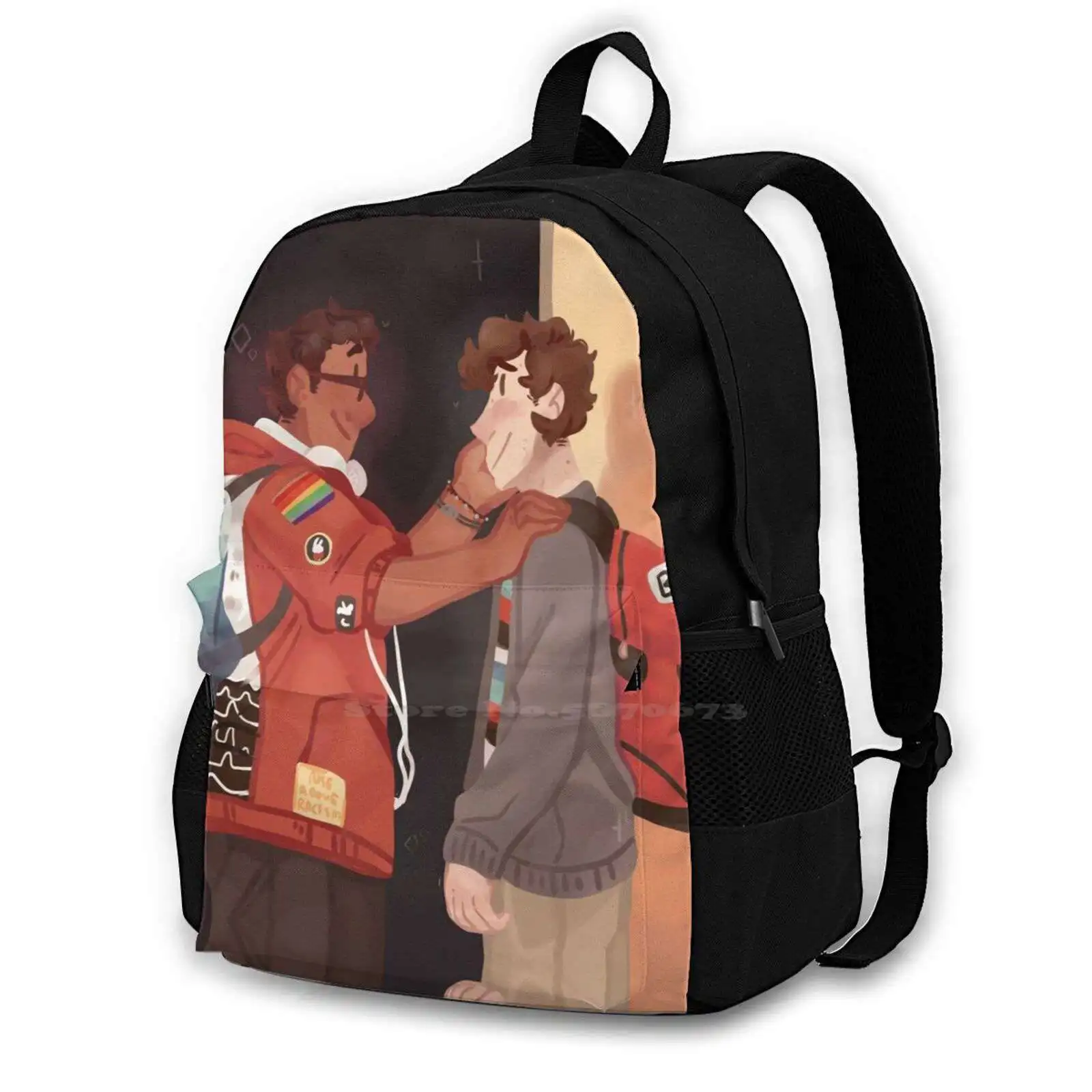 The Touch School Bags Travel Laptop Backpack Be More Chill Musical Michael Mell Jeremy Heere Boyf Riends 
The Touch School Bags Travel Laptop Backpack Be More Chill Musical Michael Mell Jeremy Heere Boyf Riends