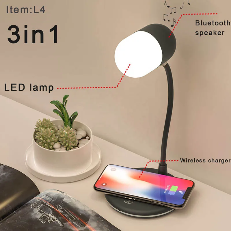 3 in 1 Bedside Night Light Smart LED Table Lamp Bluetooth Speaker with Wireless Charger Base Subwoofer Music DeskLamp
3 in 1 Bedside Night Light Smart LED Table Lamp Bluetooth Speaker with Wireless Charger Base Subwoofer Music DeskLamp