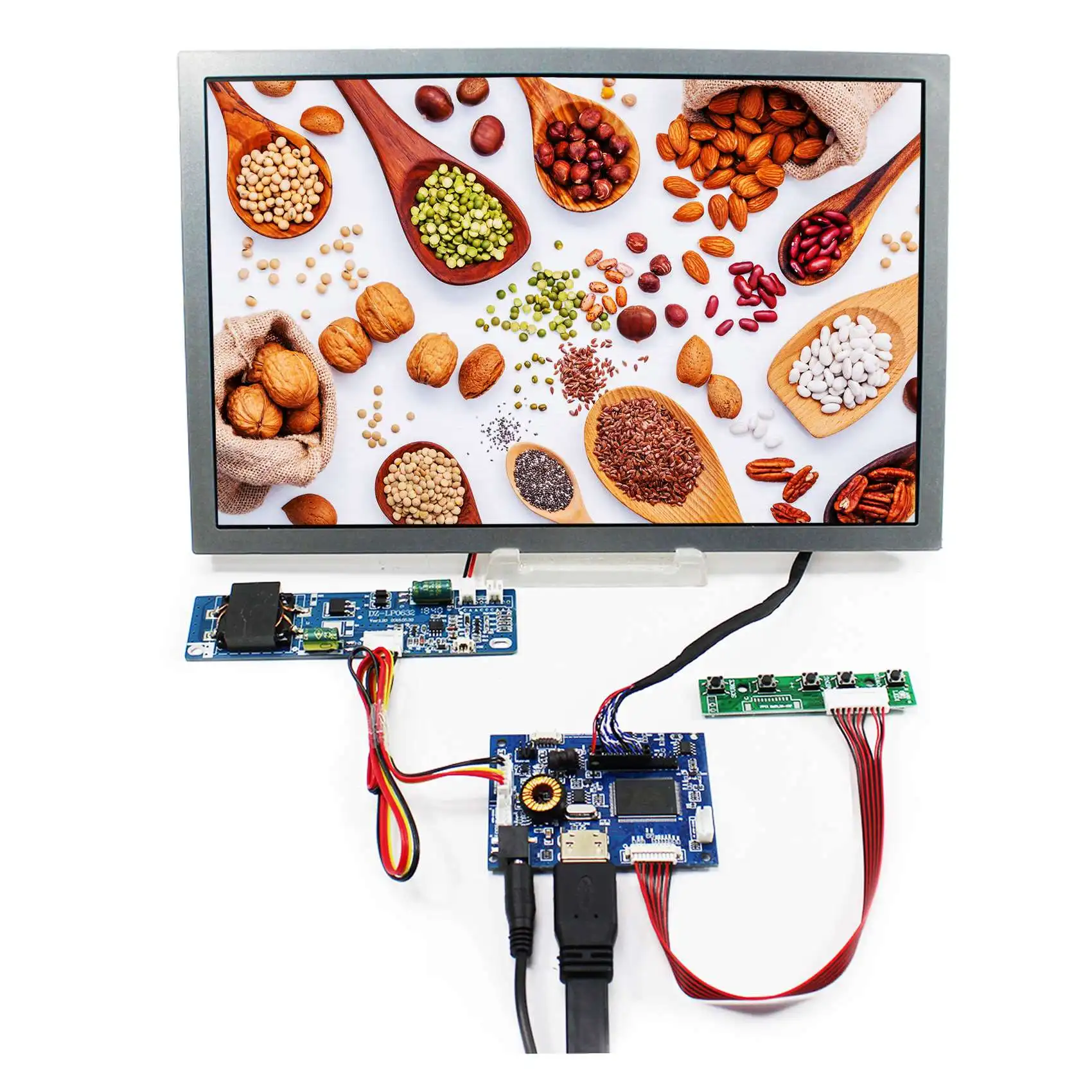 12.1inch AA121TD0 1280X8001000nit High Brightness LCD Screen with HD-MI LCD Controller Board
12.1inch AA121TD0 1280X8001000nit High Brightness LCD Screen with HD-MI LCD Controller Board