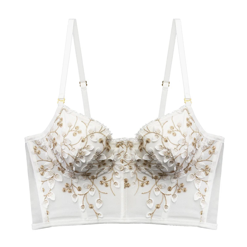 2021 New Luxury Embroidery Floral Lace Bra Tops For Women Thin Padded Underwire Push Up Bras Underwear White Girls Sexy Lingerie
2021 New Luxury Embroidery Floral Lace Bra Tops For Women Thin Padded Underwire Push Up Bras Underwear White Girls Sexy Lingerie