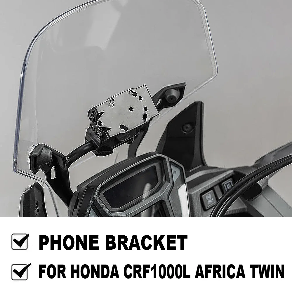 Мотоцикл для HONDA CRF 1000L Africa Twin crf 1000l 2018 + передняя подставка для телефона держатель для смартфона телефона GPS навигации пластинчатый кронштейн
Мотоцикл для HONDA CRF 1000L Africa Twin crf 1000l 2018 + передняя подставка для телефона держатель для смартфона телефона GPS навигации пластинчатый кронштейн