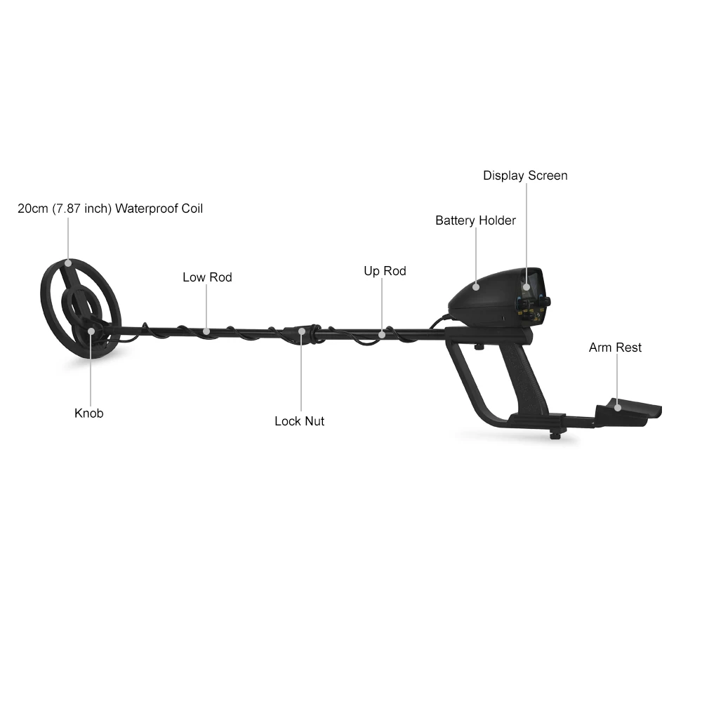 Metal Detector Underground MD4080 Gold Finder Treasure Hunter High Sensitivity Waterproof
Metal Detector Underground MD4080 Gold Finder Treasure Hunter High Sensitivity Waterproof