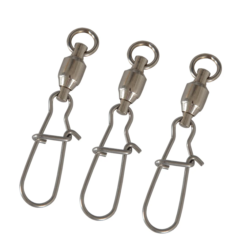 LOTITOTNG 10pcs Strong Ball Swivels with Sold Rings Split Ring Fishing swivel snap Connector Fishing hooks tackle Fishing Tackle
LOTITOTNG 10pcs Strong Ball Swivels with Sold Rings Split Ring Fishing swivel snap Connector Fishing hooks tackle Fishing Tackle