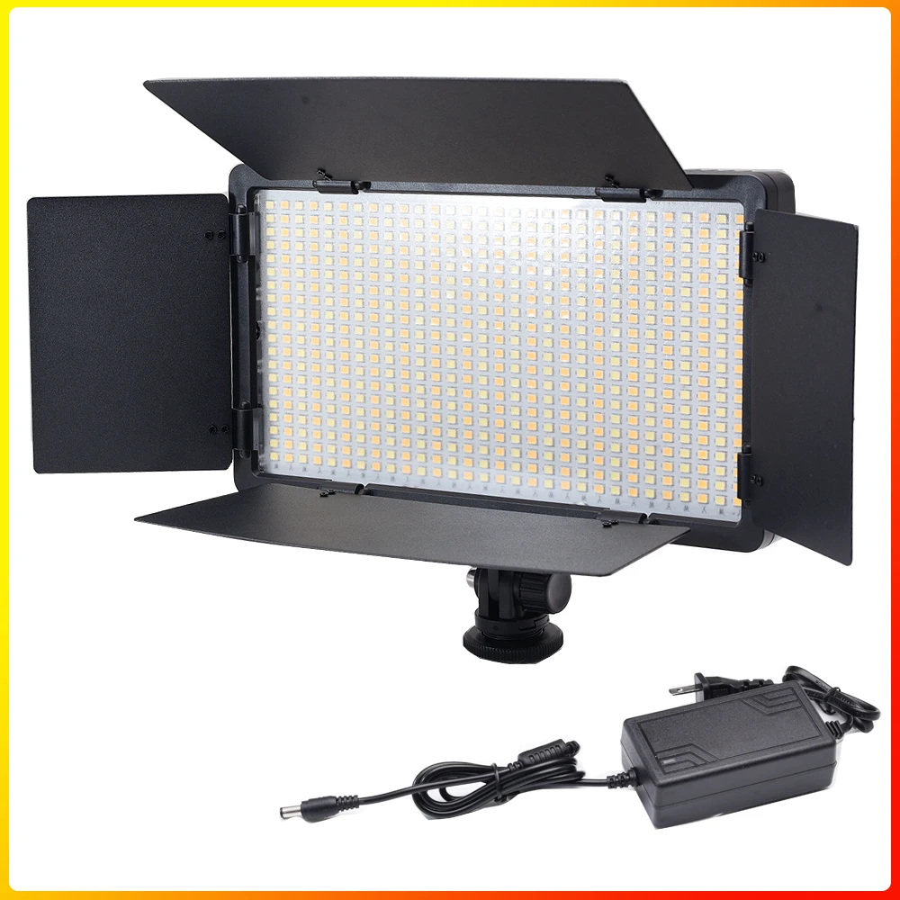 600 LED Video Light Dimmable Bi-Color LED Panel for Camera Studio YouTube Video Shooting Lighting Product Photography CRI 95+
600 LED Video Light Dimmable Bi-Color LED Panel for Camera Studio YouTube Video Shooting Lighting Product Photography CRI 95+