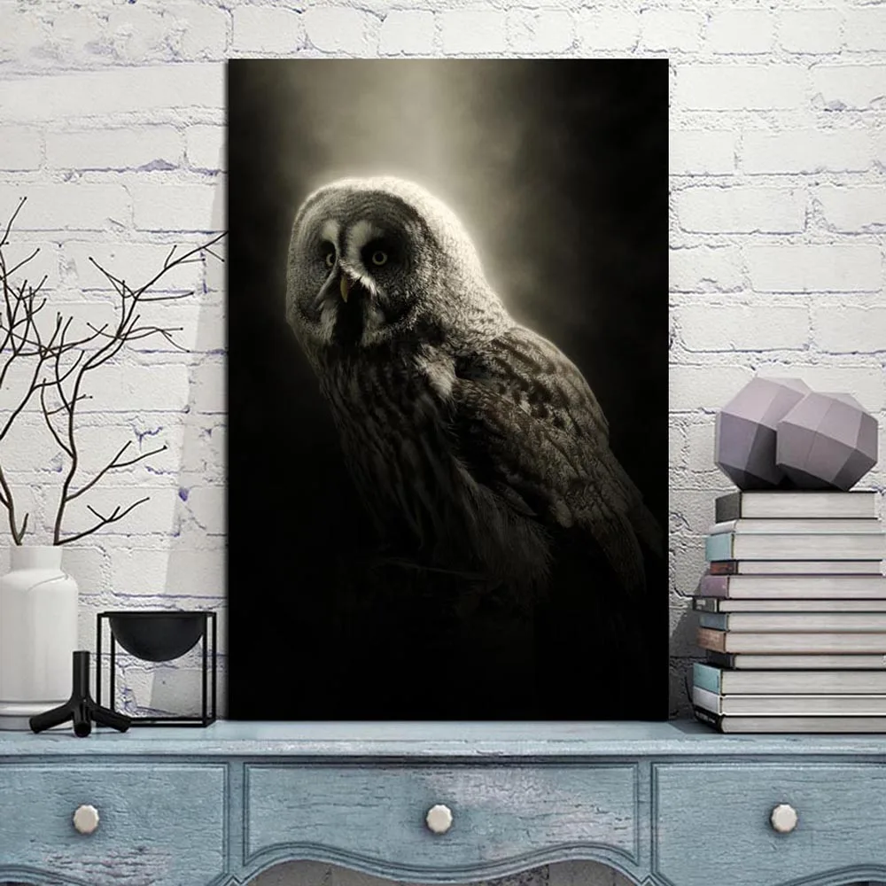 Modern Wall Art Print and Poster Picture Canvas Painting Home Decor for Living Room Black and White Forest Animal Nature Owl
Modern Wall Art Print and Poster Picture Canvas Painting Home Decor for Living Room Black and White Forest Animal Nature Owl