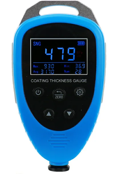 0-1250μm Digital Plastic Film Paint Thickness Meter FE/NFE Base Non-magnetic Coating Thickness Gauge with Backlight
0-1250μm Digital Plastic Film Paint Thickness Meter FE/NFE Base Non-magnetic Coating Thickness Gauge with Backlight