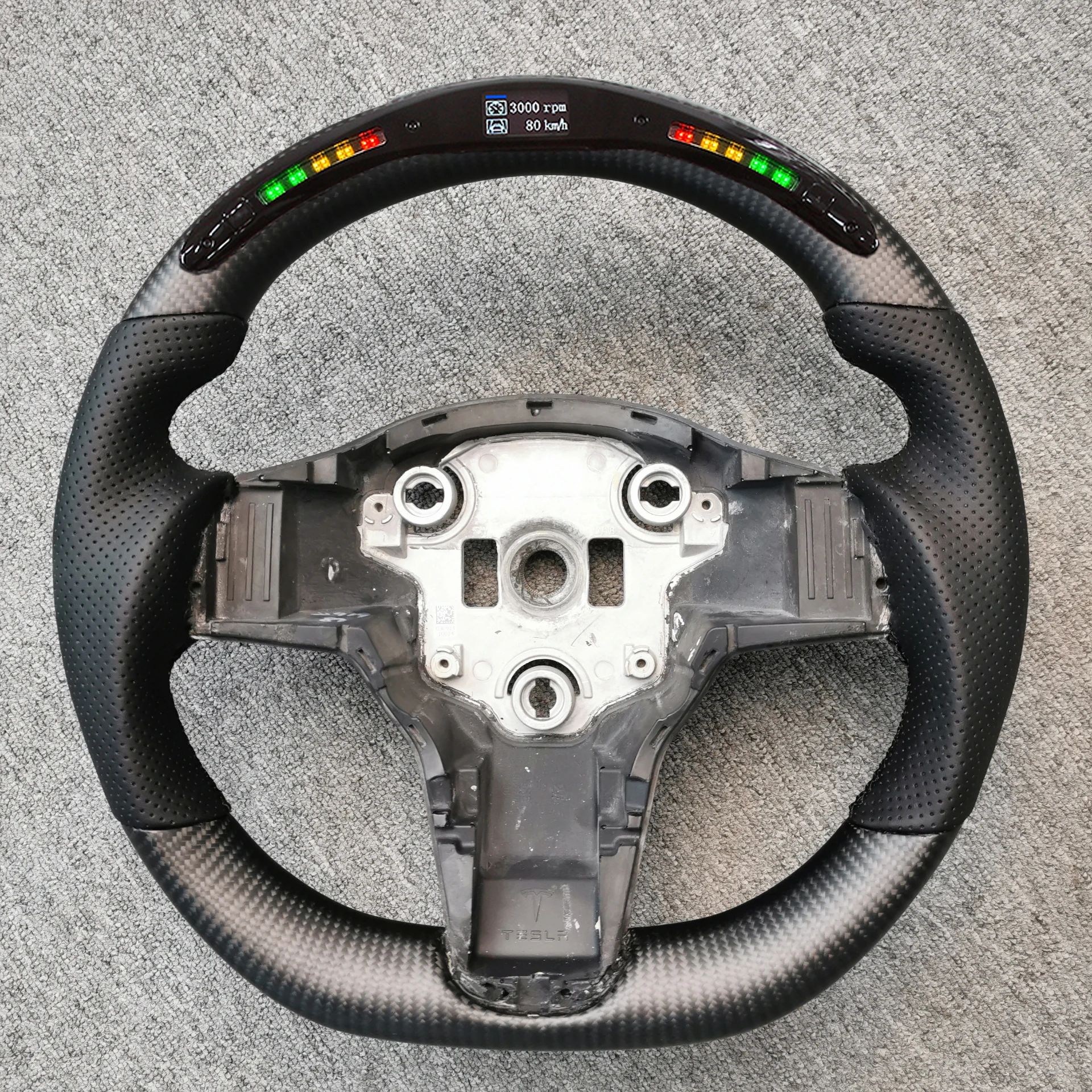 For Tesla Model 3 Model Y 2017 2018 2019 2020 2021 Customized Matte LED Carbon Fiber Racing Steering Wheel
For Tesla Model 3 Model Y 2017 2018 2019 2020 2021 Customized Matte LED Carbon Fiber Racing Steering Wheel