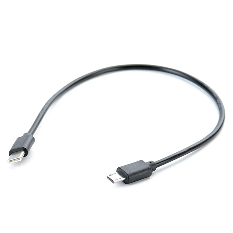 30cm Type C Male to Micro USB Male Sync Charge OTG Charge USB-C Cable Cord Adapter High Quality
30cm Type C Male to Micro USB Male Sync Charge OTG Charge USB-C Cable Cord Adapter High Quality