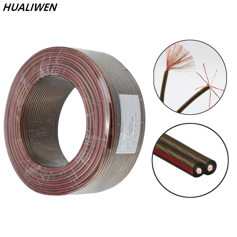 HUALIWEN DIY HIFI Audio Cable Oxygen Free Pure Copper Speaker Cable For Car Audio Home Theater Audio Wire Soft Touch Cable
HUALIWEN DIY HIFI Audio Cable Oxygen Free Pure Copper Speaker Cable For Car Audio Home Theater Audio Wire Soft Touch Cable