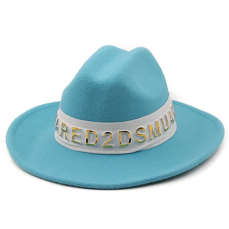 Autumn New Designer Solid Color Wide Brim Casual Jazz Panama Fedora Hats Party Wedding Elegant Women Fedora Hats For Female
Autumn New Designer Solid Color Wide Brim Casual Jazz Panama Fedora Hats Party Wedding Elegant Women Fedora Hats For Female