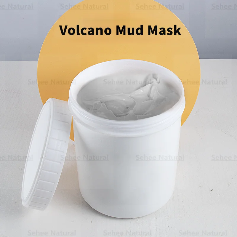 Volcano Mud Mask Deep Clean Pore Gray Film Control Oil Anti Acne Dark Skin Color Whiten OEM 1000g Face Maks
Volcano Mud Mask Deep Clean Pore Gray Film Control Oil Anti Acne Dark Skin Color Whiten OEM 1000g Face Maks