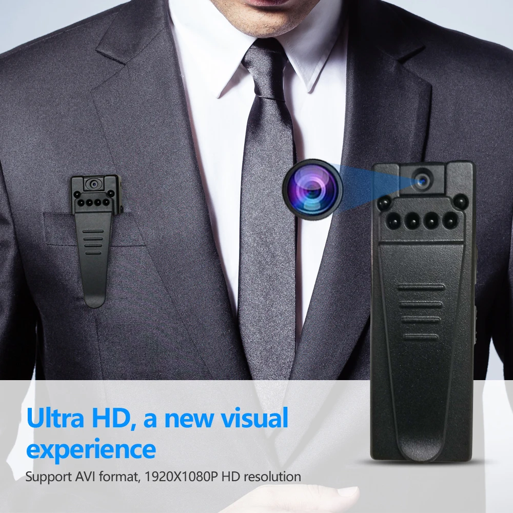 HD 1080P Mini Body Camera, Portable Wireless Wearable Video Recorder with Clip, Motion Detection DV Camera Micro Camcorder
HD 1080P Mini Body Camera, Portable Wireless Wearable Video Recorder with Clip, Motion Detection DV Camera Micro Camcorder
