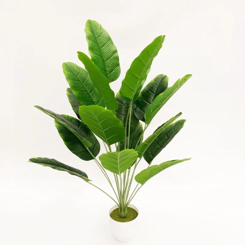 80cm 18 Forks Tropical Plants Large Artificial Palm Tree Fake Monstera Plastic Leaves False Banana Tree For Home Garden Decor
80cm 18 Forks Tropical Plants Large Artificial Palm Tree Fake Monstera Plastic Leaves False Banana Tree For Home Garden Decor
