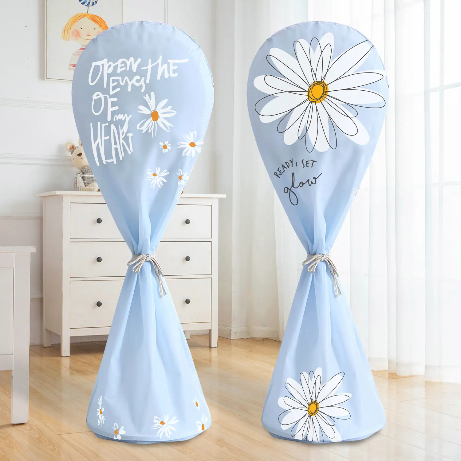 New Electric Fan Cover Dust Cover Full Package Universal Floor Type Standing Fan Cover Household Storage Round Dust Proof Cover
New Electric Fan Cover Dust Cover Full Package Universal Floor Type Standing Fan Cover Household Storage Round Dust Proof Cover