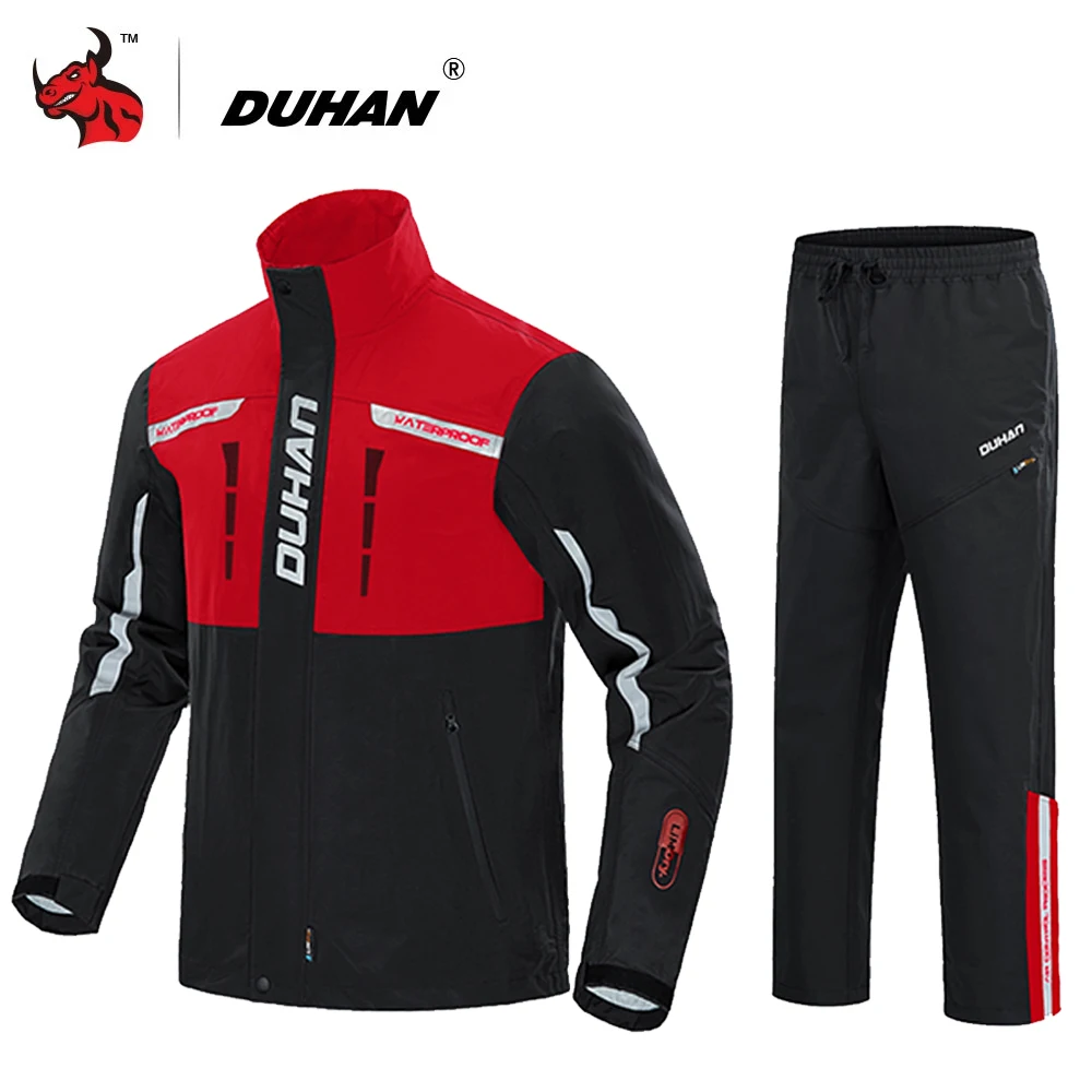 DUHAN NEW Motorcycle Rain Raincoat Set Raincoat Rainpants Split Men And Women's Thin Reflective Waterproof Riding Rain Suit
DUHAN NEW Motorcycle Rain Raincoat Set Raincoat Rainpants Split Men And Women's Thin Reflective Waterproof Riding Rain Suit