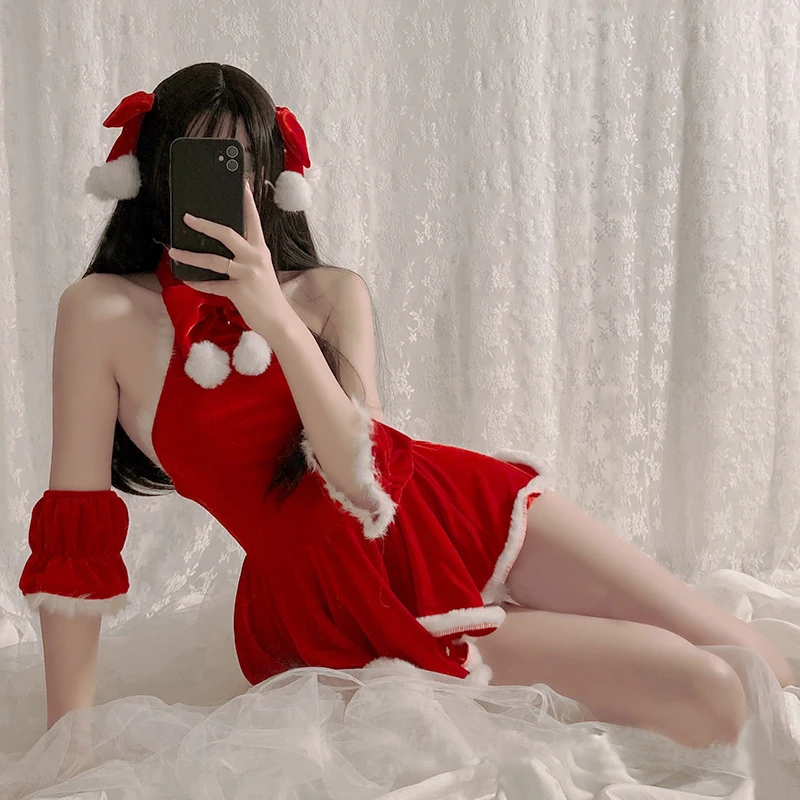 New Sexy Lingerie Christmas Girl Sexy Maid Temptation Cute Princess High-end Game Suit Cheongsam Stunning Skirt One-piece Slim
New Sexy Lingerie Christmas Girl Sexy Maid Temptation Cute Princess High-end Game Suit Cheongsam Stunning Skirt One-piece Slim