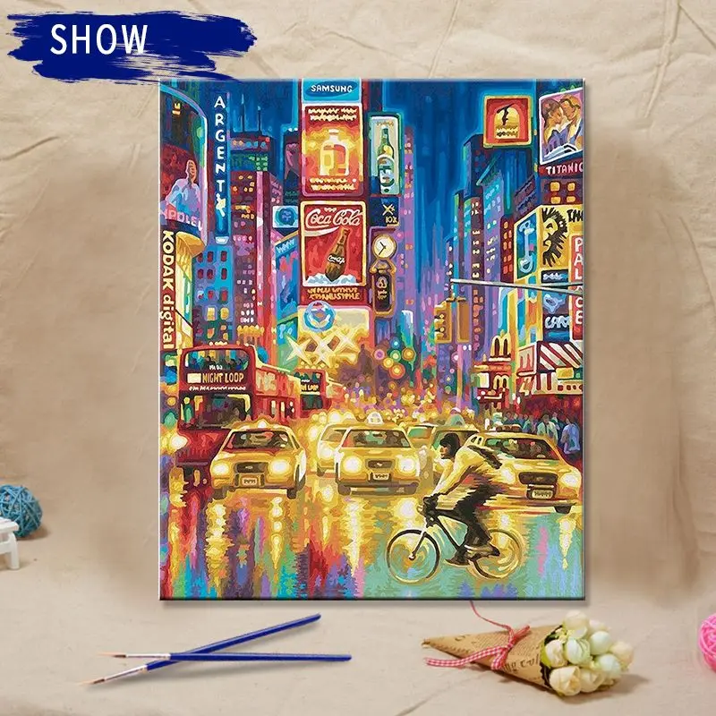 DIY Oil Painting Paint By Number City Car Kit Painting For Adults Kids Arts Craft Landscape Home Wall Decor Street Picture Set
DIY Oil Painting Paint By Number City Car Kit Painting For Adults Kids Arts Craft Landscape Home Wall Decor Street Picture Set