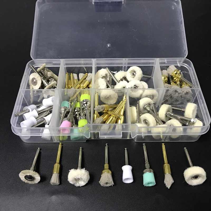 80pcs Dental Prophy Polishing Brush Cup Alumina Nylon Cotton Wool Felt Wheel
80pcs Dental Prophy Polishing Brush Cup Alumina Nylon Cotton Wool Felt Wheel