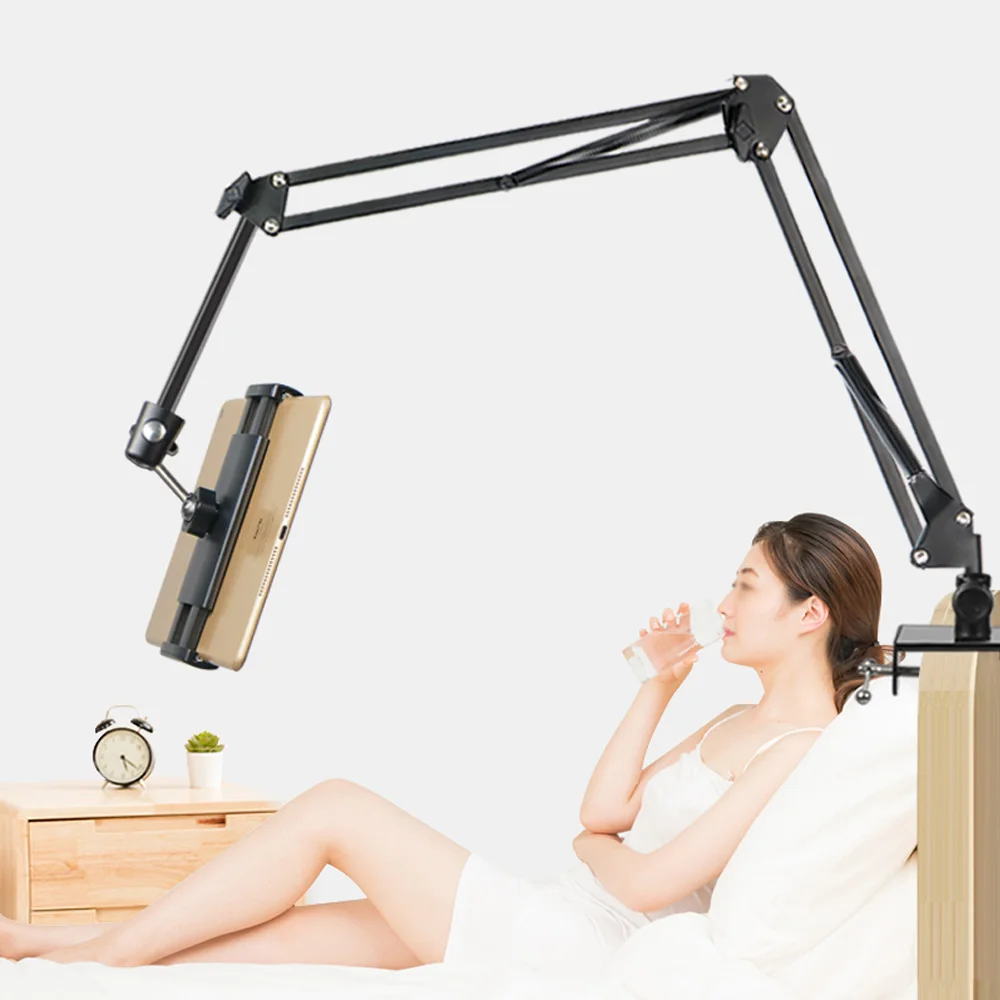 360 Adjustable Bed Tablet Stand For 4.7 to 13 Inch Mobile Phones Tablets Lazy Arm Bed Desk Tablet Mount Support For iPad pro12.9
360 Adjustable Bed Tablet Stand For 4.7 to 13 Inch Mobile Phones Tablets Lazy Arm Bed Desk Tablet Mount Support For iPad pro12.9