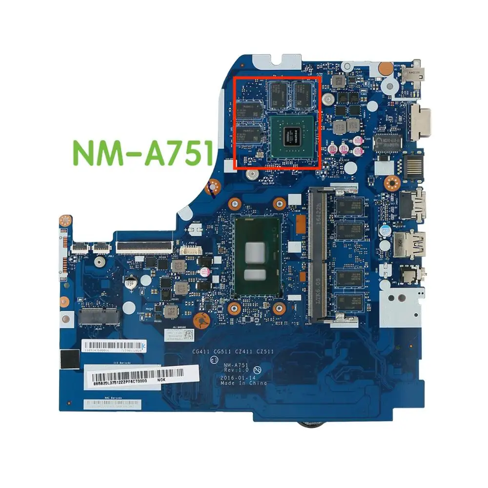 Подходит для Lenovo 310-15ISK 510-15ISK Материнская плата ноутбука I5-6200U CG411 CG511 Φ Rev: 1,0 материнская плата 100% протестирована Полная работа
Подходит для Lenovo 310-15ISK 510-15ISK Материнская плата ноутбука I5-6200U CG411 CG511 Φ Rev: 1,0 материнская плата 100% протестирована Полная работа