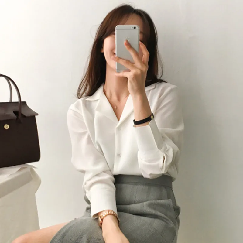 womens tops and blouses solid white chiffon blouse office shirt blusas mujer de moda 2023 long sleeve women shirts clothes
womens tops and blouses solid white chiffon blouse office shirt blusas mujer de moda 2023 long sleeve women shirts clothes