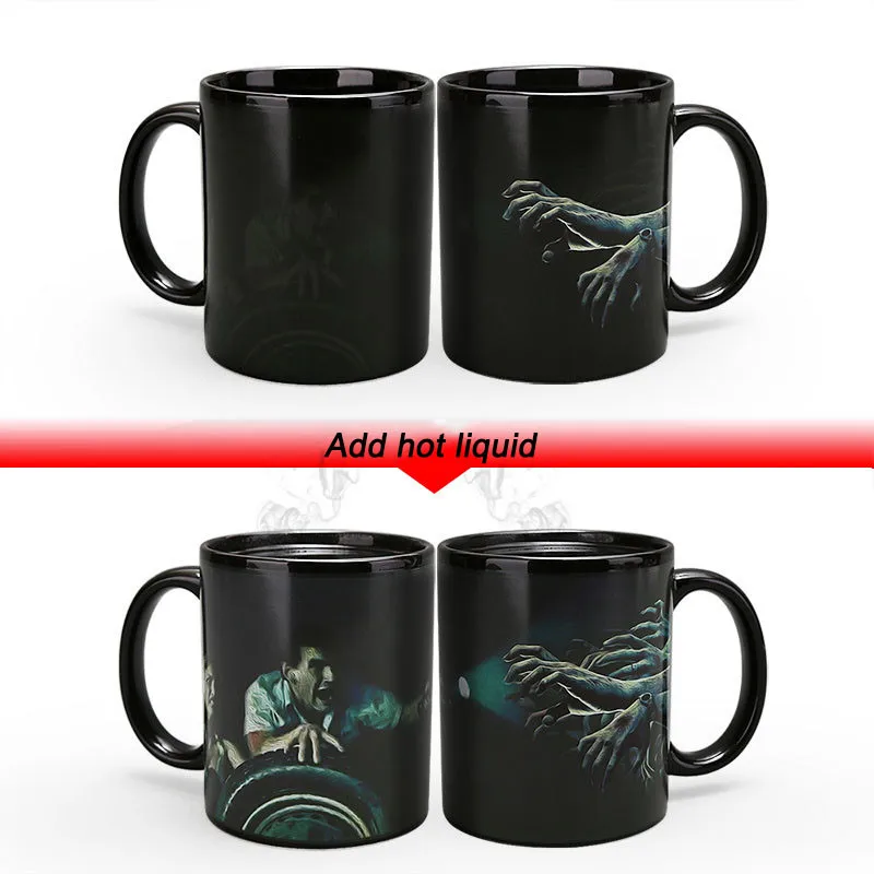 330ml Color Changing Zombie Mug Hot Cold Heat Sensitive Color Changing Ceramic Funny Halloween Gifts Cup
330ml Color Changing Zombie Mug Hot Cold Heat Sensitive Color Changing Ceramic Funny Halloween Gifts Cup