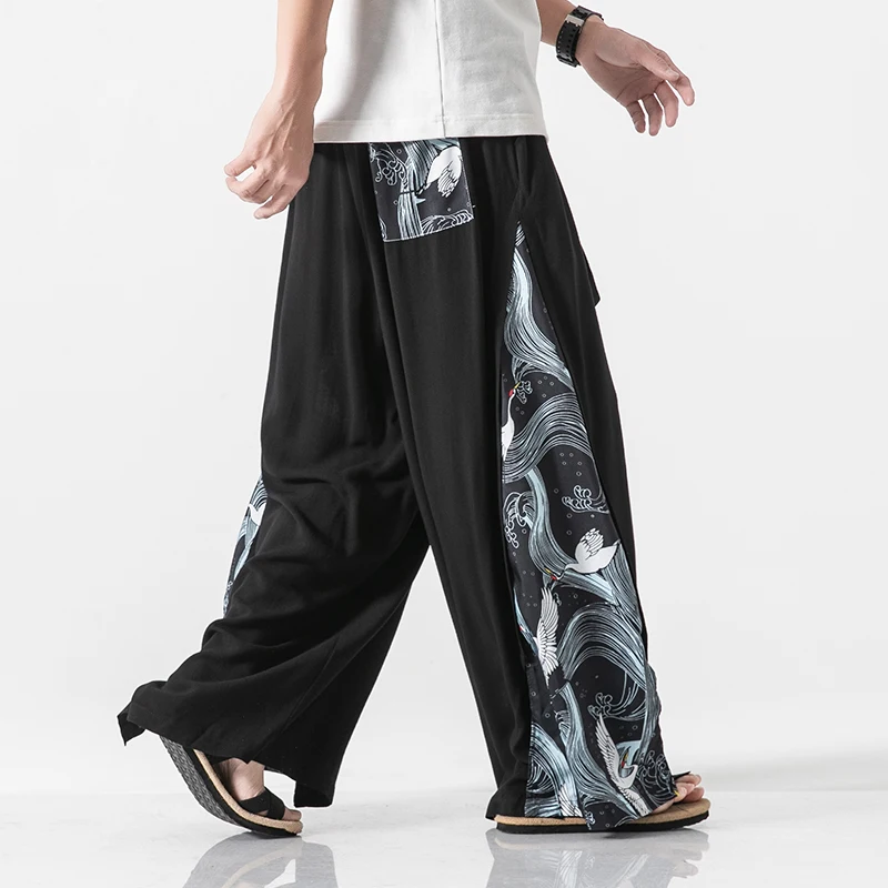 New Men‘s Wide Leg Pants Fashion Casual Trousers Men Cotton Linen Loose Jogging Sweatpants Male Vintage Streetwear 5XL
New Men‘s Wide Leg Pants Fashion Casual Trousers Men Cotton Linen Loose Jogging Sweatpants Male Vintage Streetwear 5XL
