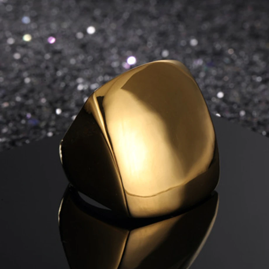 2025 New Fashion Square Rings Female Gold Color 316L Titanium Stainless Steel Big Party Rings For Women Jewelry Anillos Mujer
2025 New Fashion Square Rings Female Gold Color 316L Titanium Stainless Steel Big Party Rings For Women Jewelry Anillos Mujer
