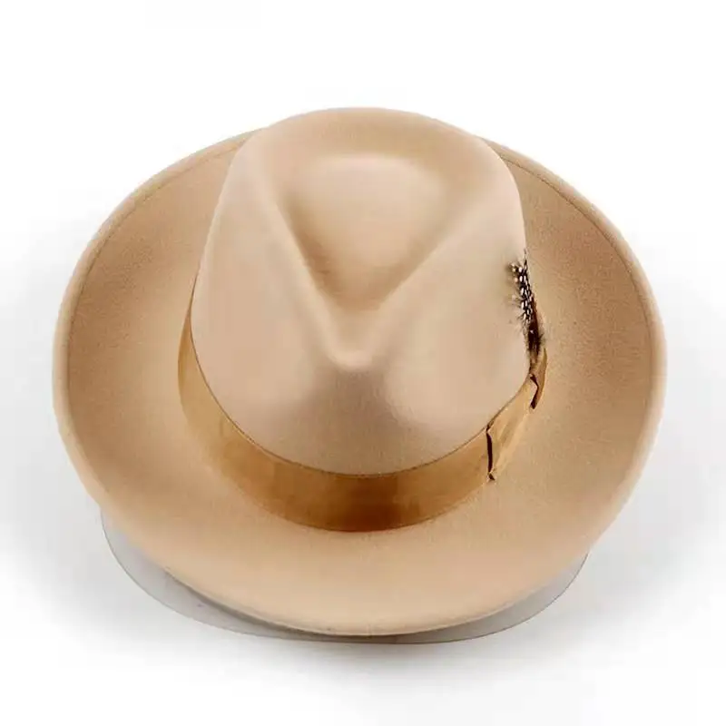 X4015 Unisex Wool Fedora Hat Wide Band Felt Wool Fedora Hat Allmatch Woolen Felt Hat Wedding Fedora Hats
X4015 Unisex Wool Fedora Hat Wide Band Felt Wool Fedora Hat Allmatch Woolen Felt Hat Wedding Fedora Hats