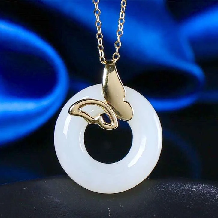 Certified S925 Sterling Silver Jade Jasper Pendants Necklace for Women Jewelry 15
Certified S925 Sterling Silver Jade Jasper Pendants Necklace for Women Jewelry 15