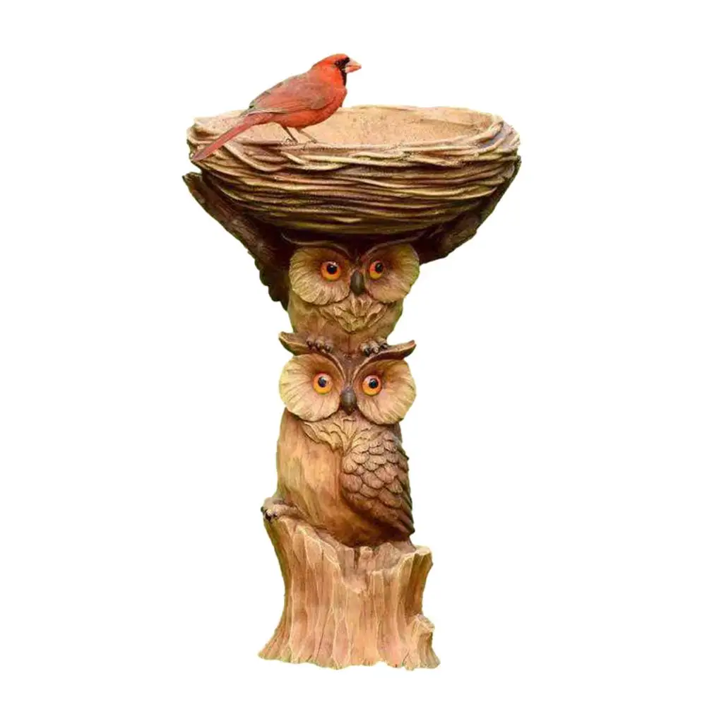 Bird Feeder Yard Owl Resin Ornaments Outdoor Garden Decor Bird Bath Feeder Hummingbird Feeder Bird Feeder Tray Bird Supplies
Bird Feeder Yard Owl Resin Ornaments Outdoor Garden Decor Bird Bath Feeder Hummingbird Feeder Bird Feeder Tray Bird Supplies