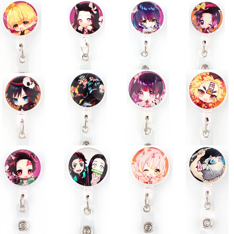 20pcs/lot BH1599 Anime Retractable Pass ID Card Badge Holder Reel Pull Key Name Tag Card Holders Reels For School Office Company
20pcs/lot BH1599 Anime Retractable Pass ID Card Badge Holder Reel Pull Key Name Tag Card Holders Reels For School Office Company