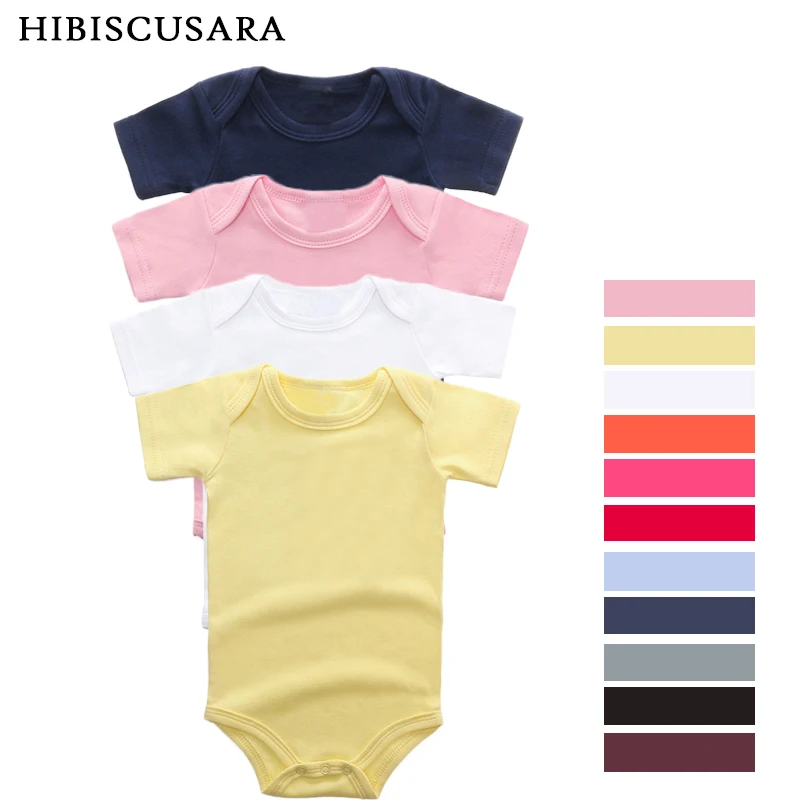 4 Pack Baby Rompers 100% Cotton Newborn Summer Short Sleeve Jumpsuit Infant Soft Solid Color Romper Jumpsuits Roupas
4 Pack Baby Rompers 100% Cotton Newborn Summer Short Sleeve Jumpsuit Infant Soft Solid Color Romper Jumpsuits Roupas