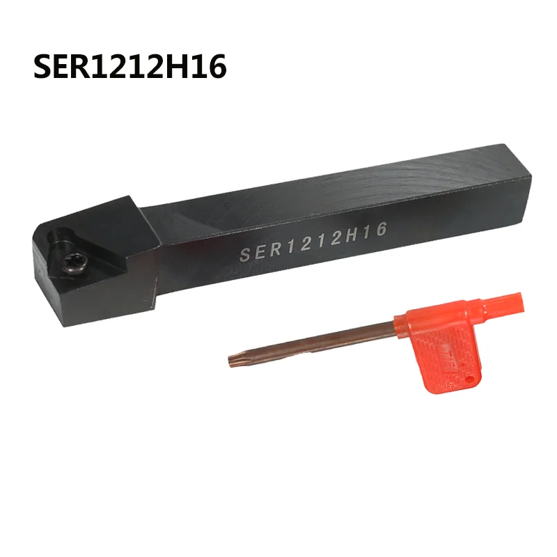 1pc High Quality SER1212H16 SEL1212H16 SER1616H16 SEL1616H16 CNC Lathe Machine Cutter External Thread Turning tool Holder
1pc High Quality SER1212H16 SEL1212H16 SER1616H16 SEL1616H16 CNC Lathe Machine Cutter External Thread Turning tool Holder