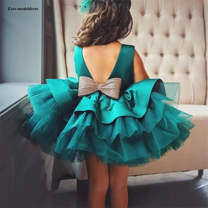 Puffy Green Ball Gowns Flower Girls Dresses Bows Birthday Party Girls Pageant Gowns First Communion Dress Custom Made
Puffy Green Ball Gowns Flower Girls Dresses Bows Birthday Party Girls Pageant Gowns First Communion Dress Custom Made