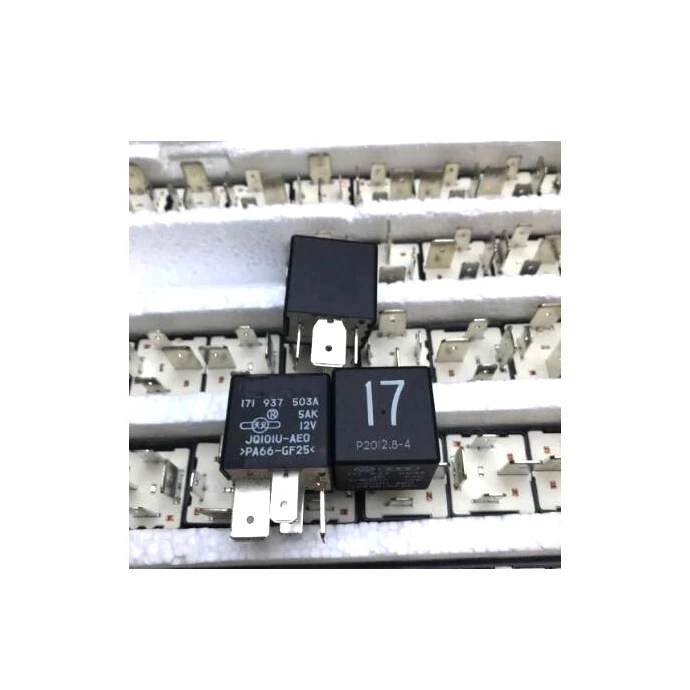 Новое автомобильное реле 12VDC DC12V 40A 10-контактное (171937503A, PA66-GF25)
Новое автомобильное реле 12VDC DC12V 40A 10-контактное (171937503A, PA66-GF25)