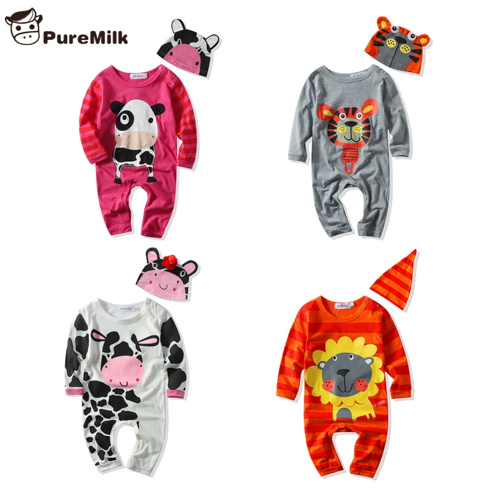 (Animal baby boy clothes) baby clothes romper cow/ panda/lion/ tiger long-sleeved romper with cute hat
(Animal baby boy clothes) baby clothes romper cow/ panda/lion/ tiger long-sleeved romper with cute hat