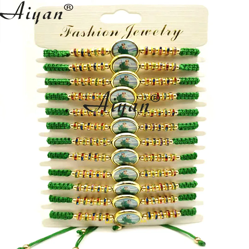 12 Pieces Virgin Mary And San Judas Butterfly And Palm Red Line Woven Bracelets Can Given By Men And Women As Gifts Or Prayer
12 Pieces Virgin Mary And San Judas Butterfly And Palm Red Line Woven Bracelets Can Given By Men And Women As Gifts Or Prayer