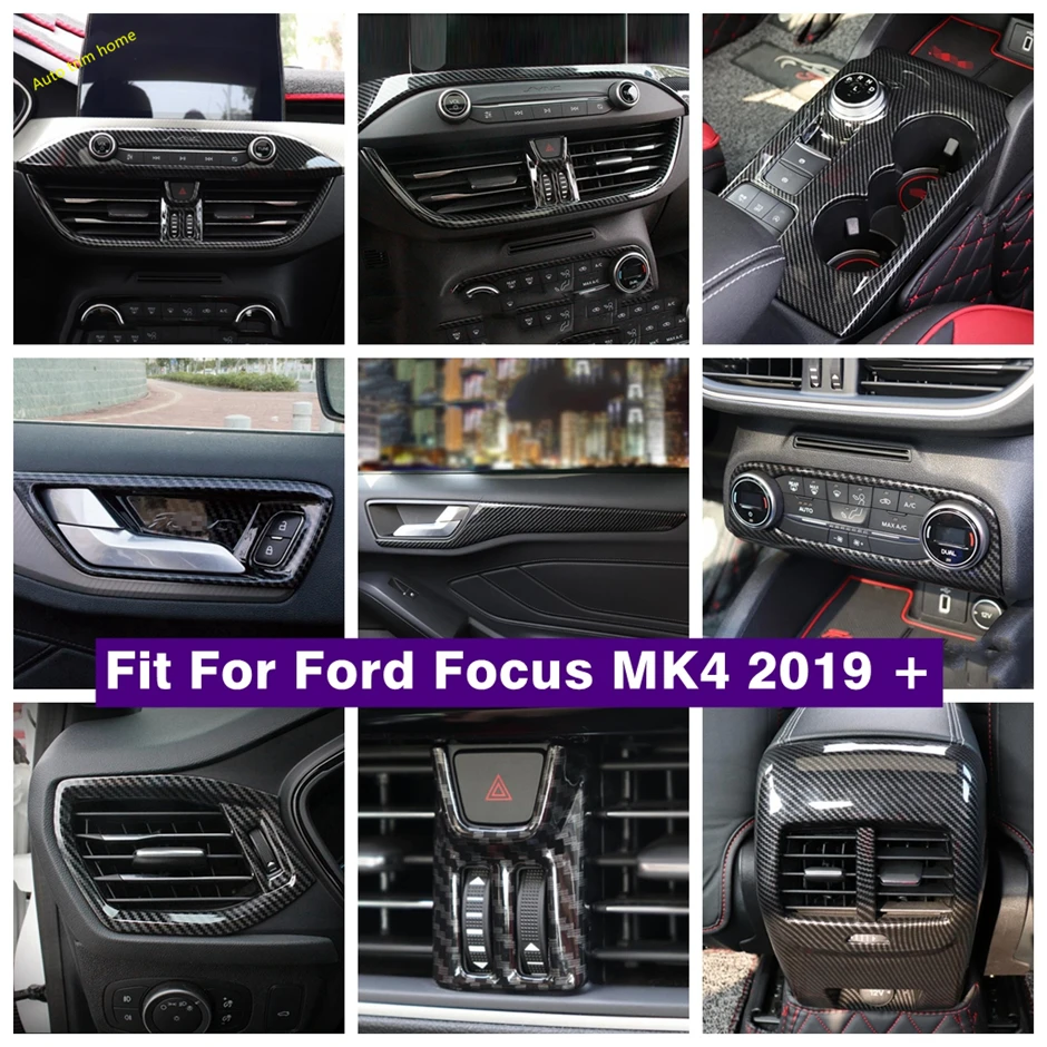 Car Door Handle Bowl Air AC Gear Box Control Cup Holder Panel Cover Trim For Ford Focus MK4 2019 - 2022 Carbon Fiber Accessories
Car Door Handle Bowl Air AC Gear Box Control Cup Holder Panel Cover Trim For Ford Focus MK4 2019 - 2022 Carbon Fiber Accessories