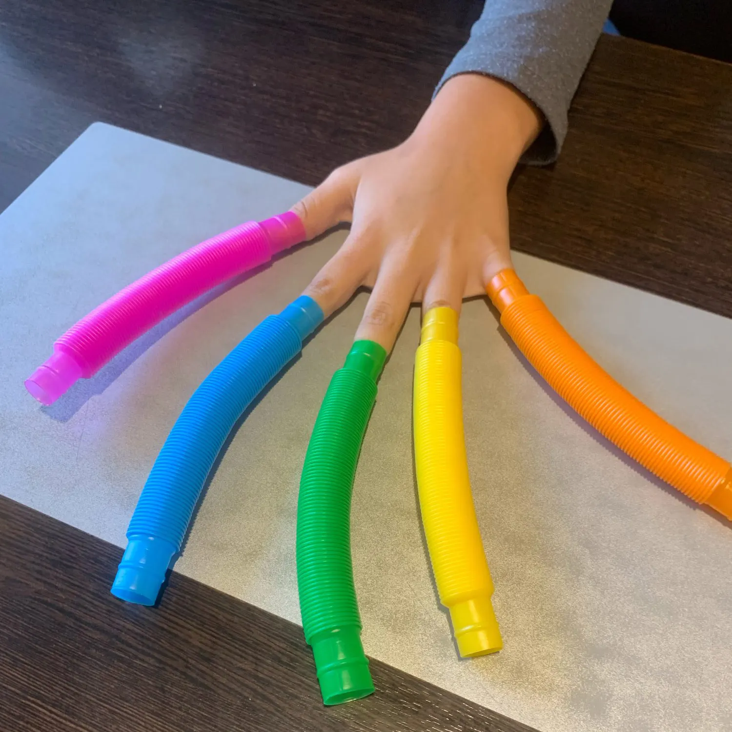 5Pcs pop tubes sensory toys for Adult Stress Relieve Toys Kid Autism Anti Stress Plastic Bellows Children Squeeze Toy random
5Pcs pop tubes sensory toys for Adult Stress Relieve Toys Kid Autism Anti Stress Plastic Bellows Children Squeeze Toy random