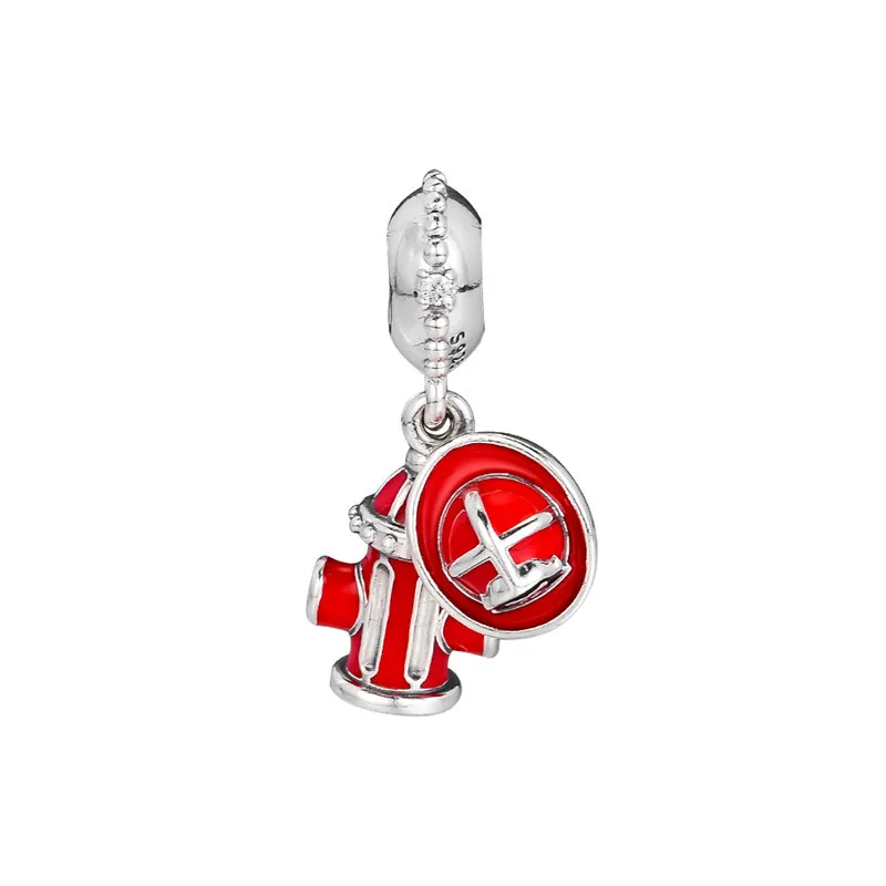 Fireman Signature Pendant 925 Sterling Silver Charms for Women Bracelets Red Color Enamel Charms for Jewelry Making
Fireman Signature Pendant 925 Sterling Silver Charms for Women Bracelets Red Color Enamel Charms for Jewelry Making