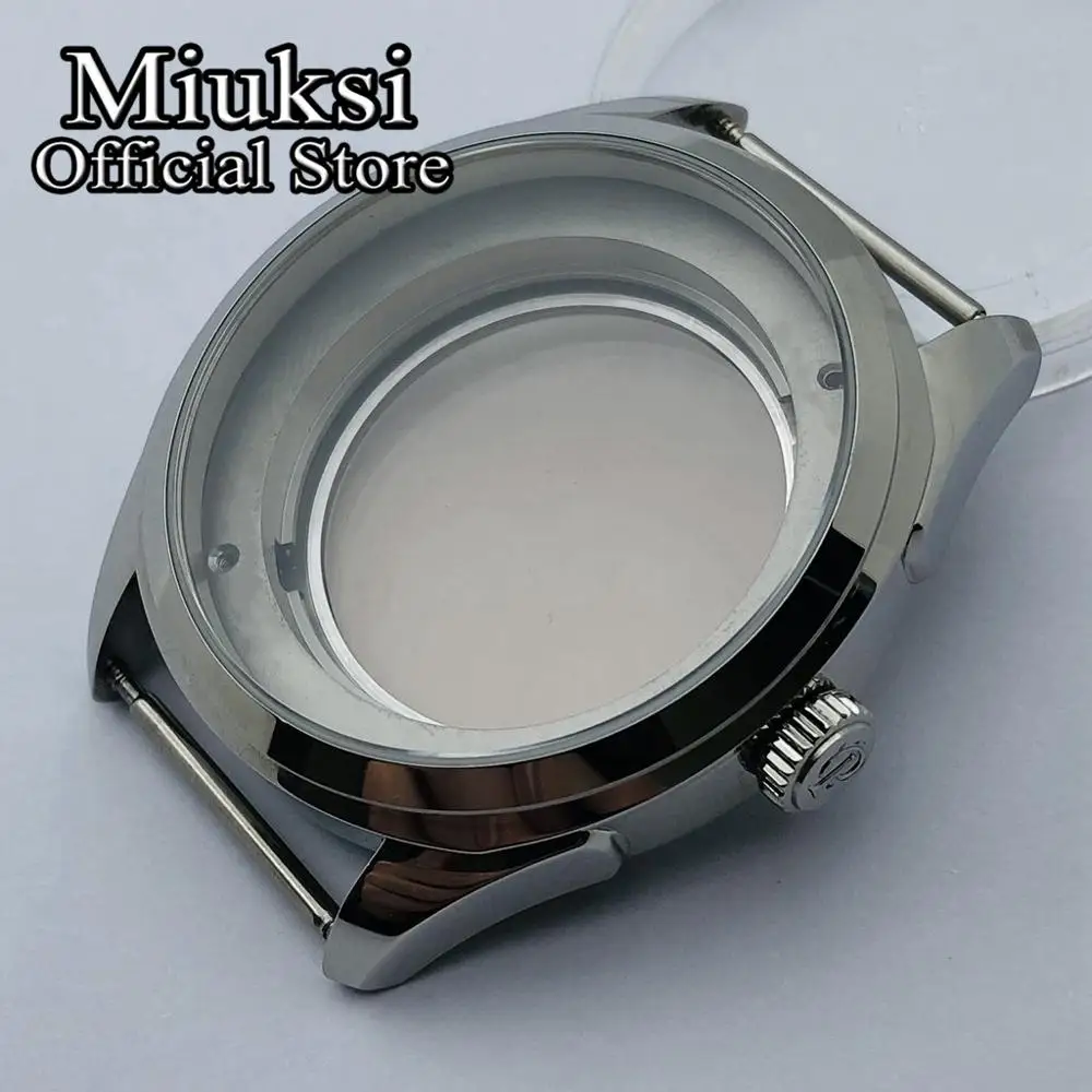 Miuksi 42mm sapphire glass silver stainless steel case fit NH35 NH36 movement
Miuksi 42mm sapphire glass silver stainless steel case fit NH35 NH36 movement