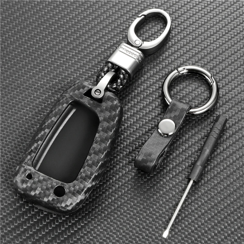 1Pc Car Key Case Cover Carbon Fiber Silicone Key Protector Fit for Hyundai I30 Ix35 Azera Elantra 2017- 2019 Car Accessories
1Pc Car Key Case Cover Carbon Fiber Silicone Key Protector Fit for Hyundai I30 Ix35 Azera Elantra 2017- 2019 Car Accessories