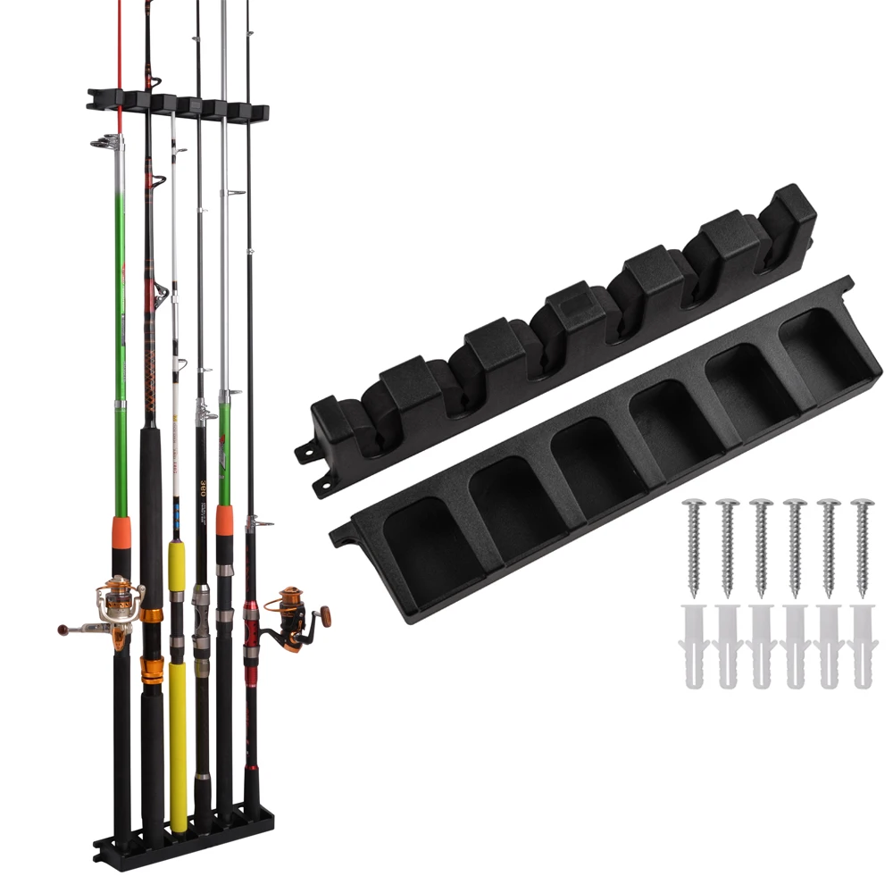 Hyaena Vertical 6-Rod Rack Fishing Pole Holder Rod Holders With 9-EVA Foam Wall Mount Modular For Garage
Hyaena Vertical 6-Rod Rack Fishing Pole Holder Rod Holders With 9-EVA Foam Wall Mount Modular For Garage