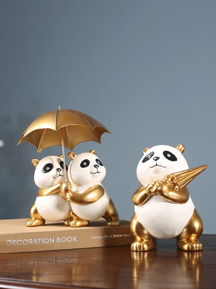 Modern style creative light luxury panda ornament family home interior decoration living room wine cabinet handicraft decoration
Modern style creative light luxury panda ornament family home interior decoration living room wine cabinet handicraft decoration