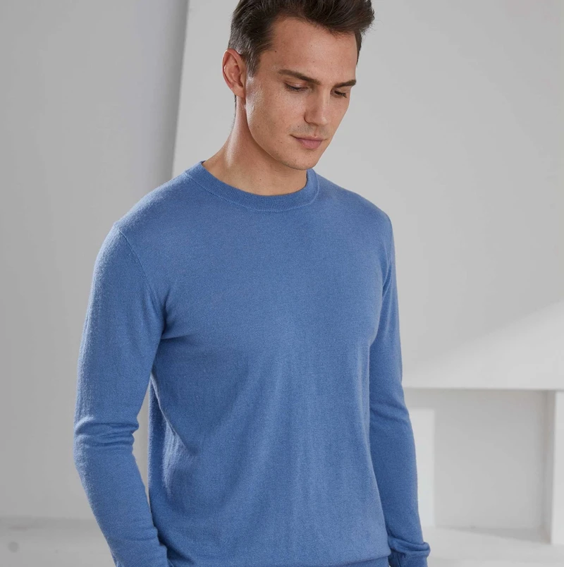 2021 Man O-Neck Pullovers Winter New Fashion Thin Sweaters 100% Cashmere Knitted Woolen Clothes Hot Sale Standard Male Tops
2021 Man O-Neck Pullovers Winter New Fashion Thin Sweaters 100% Cashmere Knitted Woolen Clothes Hot Sale Standard Male Tops