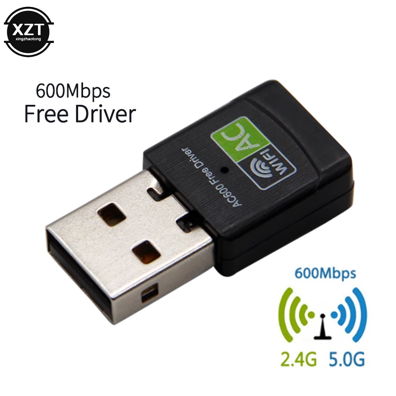 Мини-USB Wi-Fi адаптер 802.11AC Dongle Сетевая карта 600 Мбит/с 2,4G и 5G двухдиапазонный беспроводной Wi-Fi-приемник Бесплатный драйвер для ноутбука
Мини-USB Wi-Fi адаптер 802.11AC Dongle Сетевая карта 600 Мбит/с 2,4G и 5G двухдиапазонный беспроводной Wi-Fi-приемник Бесплатный драйвер для ноутбука