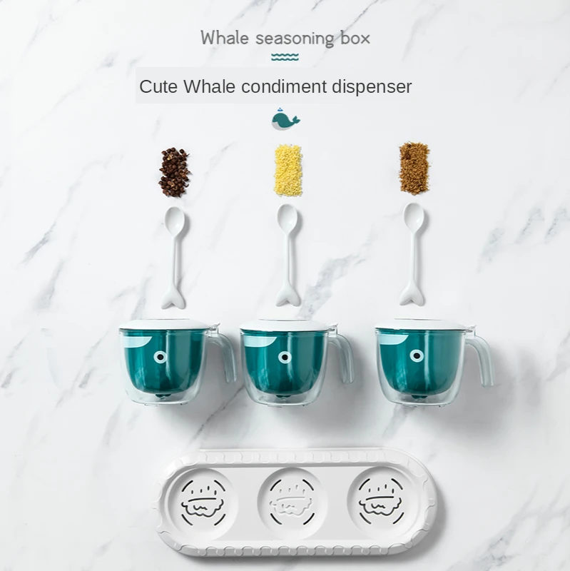 Fuk Thr 2020 new product creative whale seasoning box plastic seasoning box wholesale kitchen seasoning storage box with lid
Fuk Thr 2020 new product creative whale seasoning box plastic seasoning box wholesale kitchen seasoning storage box with lid