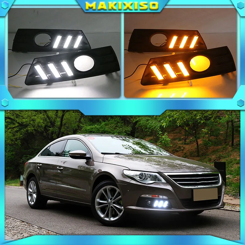 2PCS Car light For VW PASSAT CC 2009 2010 2011 2012 2013 LED DRL Daytime running lights with fog lamp cover
2PCS Car light For VW PASSAT CC 2009 2010 2011 2012 2013 LED DRL Daytime running lights with fog lamp cover