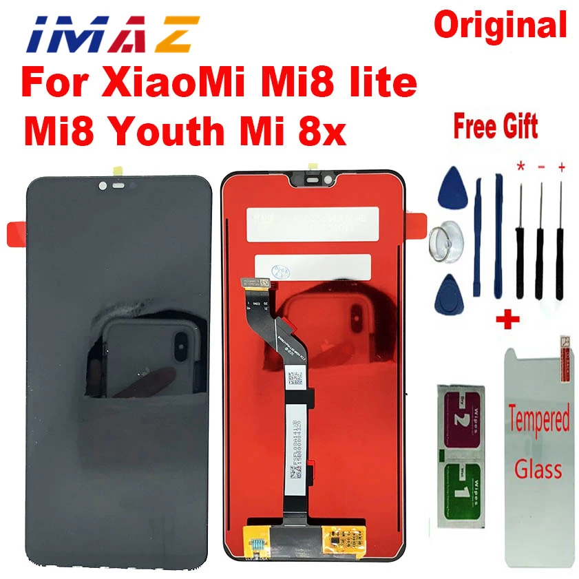 IMAZ 100% Original 6.26" LCD For Xiaomi Mi8 lite mi8x LCD Display Touch Screen Digitizer Assembly For mi8 Youth LCD +Tools
IMAZ 100% Original 6.26" LCD For Xiaomi Mi8 lite mi8x LCD Display Touch Screen Digitizer Assembly For mi8 Youth LCD +Tools